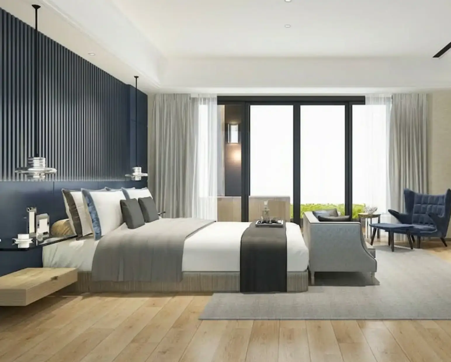 The Tides hotel room in Point Pleasant Beach, NJ