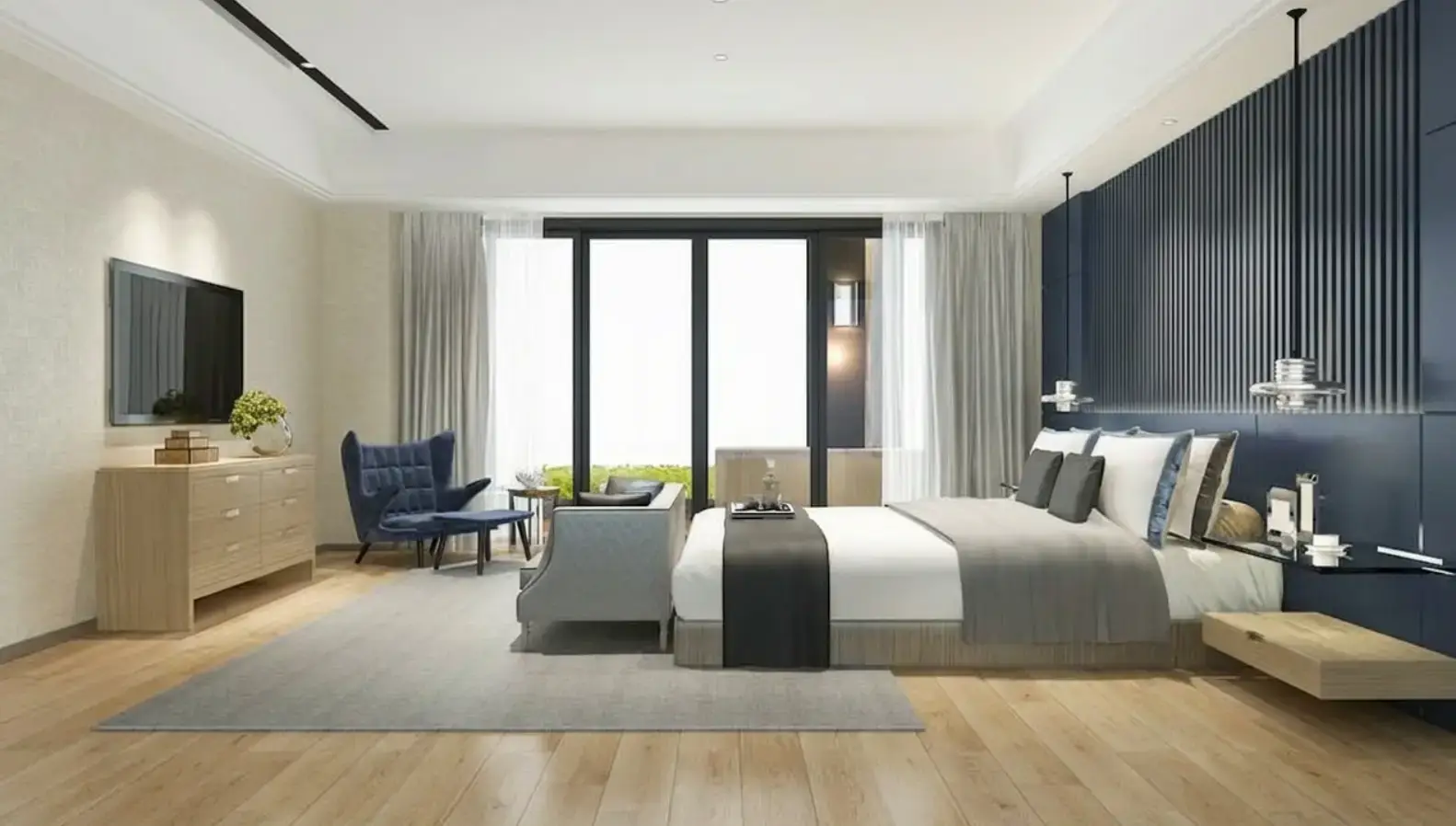Luxury hotel room in Point Pleasant Beach, NJ